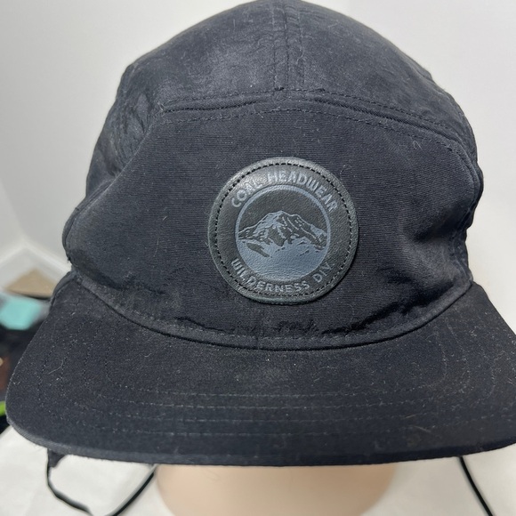 COAL HEADWEAR 5 PANEL EARFLAP TRACKER CAP Wool Blend Black - Picture 10 of 13